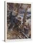 Bulldog Rescued-Cyrus Cuneo-Stretched Canvas