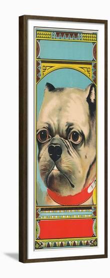 Bulldog Tobacco Label-Lantern Press-Framed Art Print