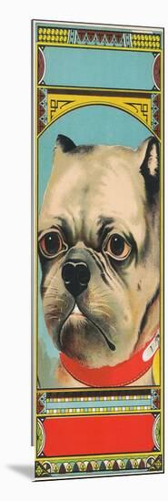 Bulldog Tobacco Label-Lantern Press-Mounted Art Print