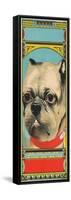 Bulldog Tobacco Label-Lantern Press-Framed Stretched Canvas