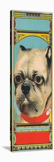 Bulldog Tobacco Label-Lantern Press-Stretched Canvas