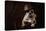 Bulldog With Hat And Cigar-feeferlump-Stretched Canvas