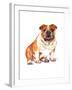 Bulldog-Wendy Edelson-Framed Giclee Print