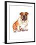 Bulldog-Wendy Edelson-Framed Giclee Print