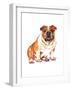 Bulldog-Wendy Edelson-Framed Giclee Print