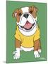 Bulldog-Tomoyo Pitcher-Mounted Giclee Print