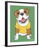 Bulldog-Tomoyo Pitcher-Framed Giclee Print