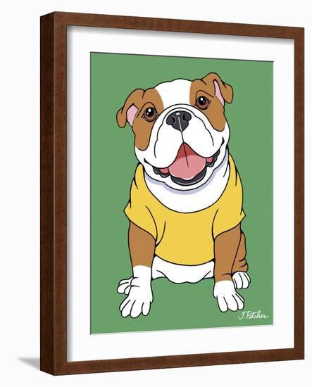 Bulldog-Tomoyo Pitcher-Framed Giclee Print