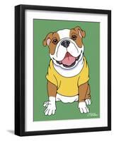 Bulldog-Tomoyo Pitcher-Framed Giclee Print