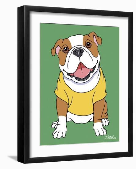 Bulldog-Tomoyo Pitcher-Framed Giclee Print