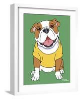 Bulldog-Tomoyo Pitcher-Framed Giclee Print