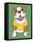 Bulldog-Tomoyo Pitcher-Framed Stretched Canvas