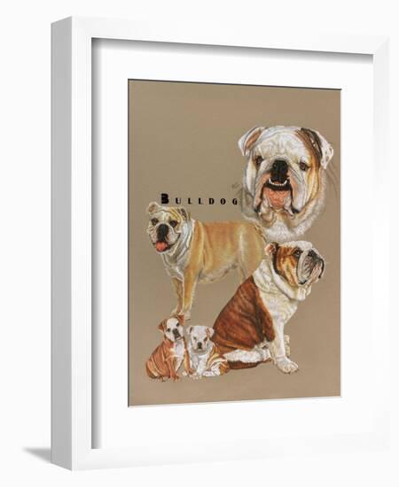 Bulldog-Barbara Keith-Framed Giclee Print