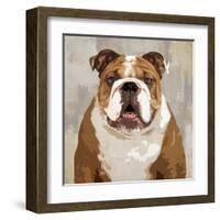 Bulldog-Keri Rodgers-Framed Art Print