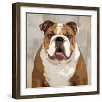 Bulldog-Keri Rodgers-Framed Art Print