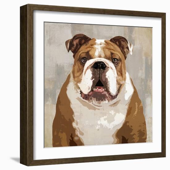 Bulldog-Keri Rodgers-Framed Art Print