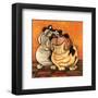 Bulldogs in Love-Kourosh-Framed Art Print