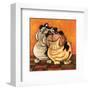 Bulldogs in Love-Kourosh-Framed Art Print