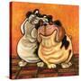 Bulldogs in Love-Kourosh-Stretched Canvas