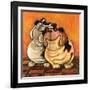 Bulldogs in Love-Kourosh-Framed Photographic Print