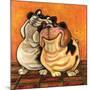 Bulldogs in Love-Kourosh-Mounted Photographic Print