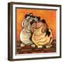 Bulldogs in Love-Kourosh-Framed Photographic Print