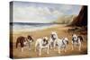 Bulldogs on a Beach-R. Ward Binks-Stretched Canvas