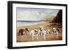 Bulldogs on a Beach-R. Ward Binks-Framed Giclee Print