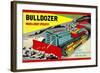 Bulldozer Which a Robot Operates-null-Framed Art Print