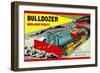 Bulldozer Which a Robot Operates-null-Framed Premium Giclee Print