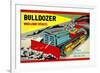 Bulldozer Which a Robot Operates-null-Framed Premium Giclee Print