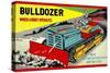 Bulldozer Which a Robot Operates-null-Stretched Canvas