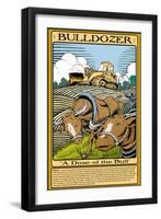 Bulldozer-Wilbur Pierce-Framed Art Print