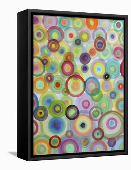 Bulles-Sylvie Demers-Framed Stretched Canvas