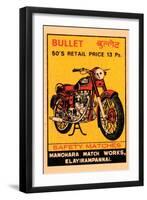 Bullet Saftety Matches-null-Framed Art Print