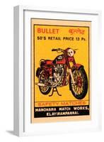 Bullet Saftety Matches-null-Framed Art Print