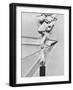 Bullet Shot Through Candle Flame-Science Source-Framed Giclee Print