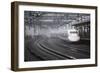 Bullet Train at Shin-Osaka Station, Osaka, Kansai, Japan, Asia-Stuart Black-Framed Photographic Print