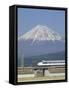 Bullet Train, Mount Fuji, Japan-null-Framed Stretched Canvas
