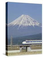 Bullet Train, Mount Fuji, Japan-null-Stretched Canvas