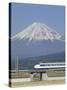 Bullet Train, Mount Fuji, Japan-null-Stretched Canvas