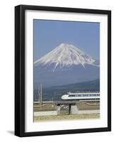 Bullet Train, Mount Fuji, Japan-null-Framed Photographic Print