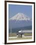 Bullet Train, Mount Fuji, Japan-null-Framed Photographic Print