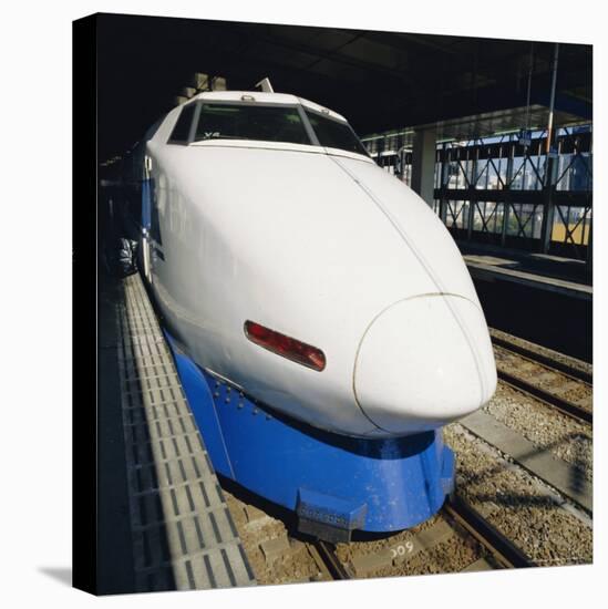 Bullet Train, Tokyo, Japan-Christopher Rennie-Stretched Canvas