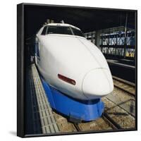 Bullet Train, Tokyo, Japan-Christopher Rennie-Framed Photographic Print
