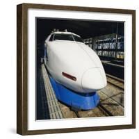 Bullet Train, Tokyo, Japan-Christopher Rennie-Framed Photographic Print