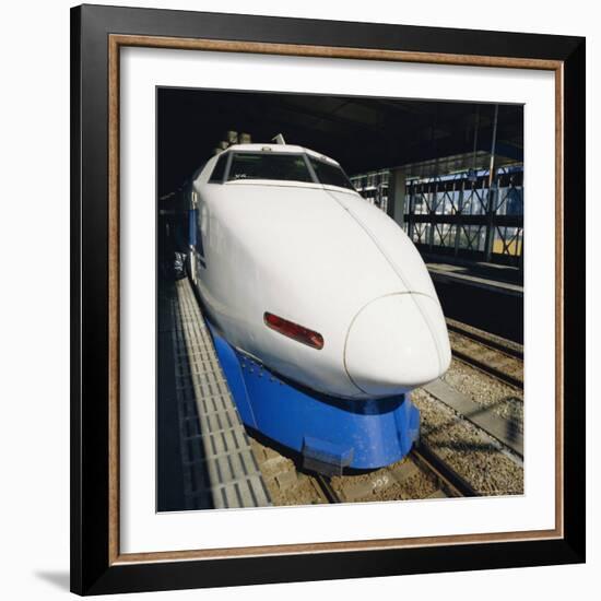 Bullet Train, Tokyo, Japan-Christopher Rennie-Framed Photographic Print