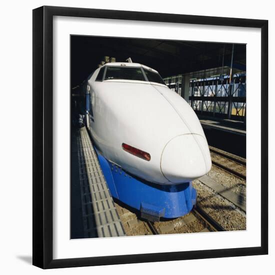 Bullet Train, Tokyo, Japan-Christopher Rennie-Framed Photographic Print