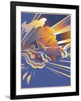 Bullet Train-David Chestnutt-Framed Giclee Print