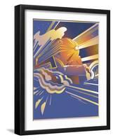 Bullet Train-David Chestnutt-Framed Giclee Print